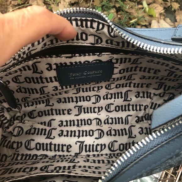 NWT Juicy Couture Eastide  Westaide Sholder Bag 💼 Color Denim - Picture 3 of 9